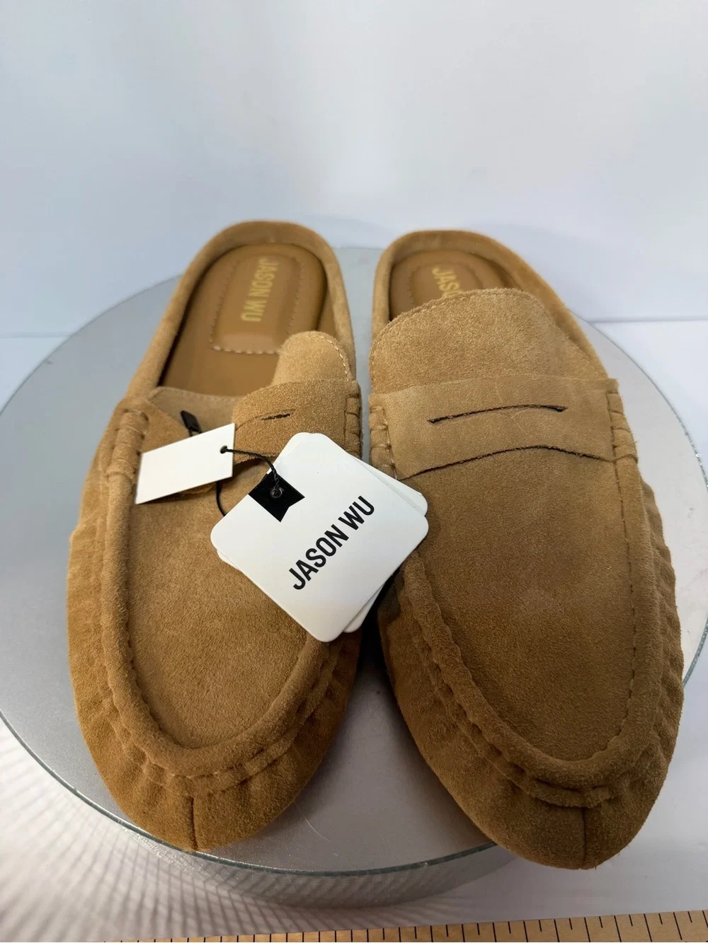 Jason Wu Men's Tan Suede Penny Loafers size  9.5 new W tags